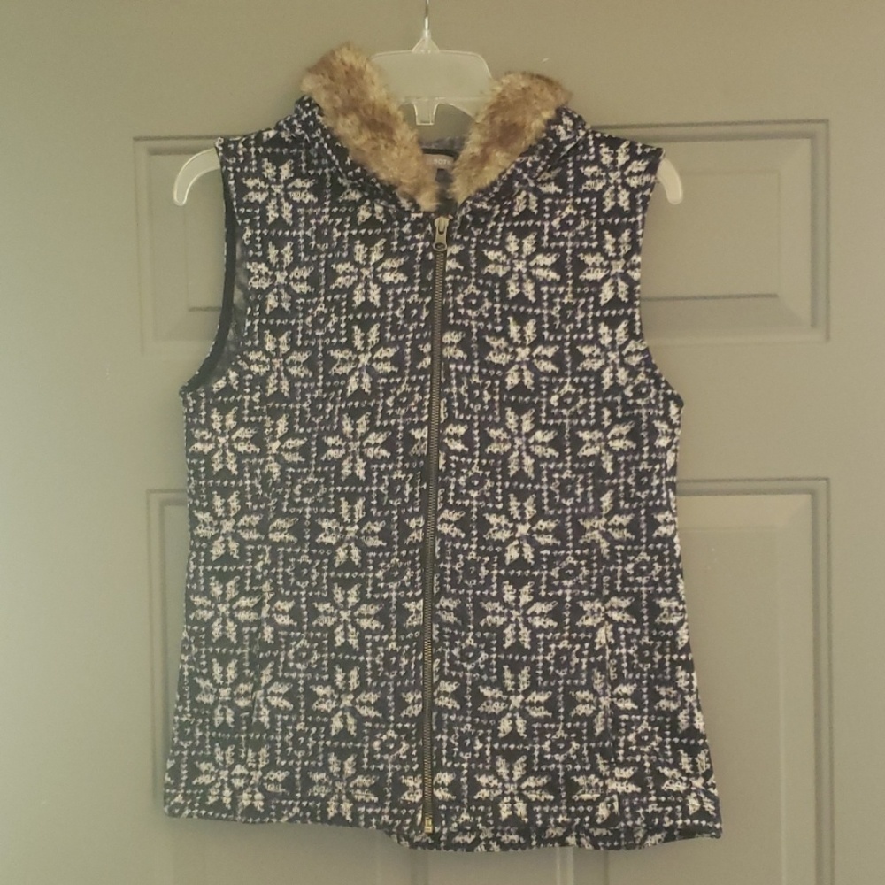 Talbots hooded vest